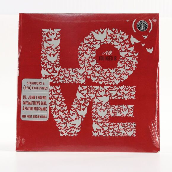 All You Need Is Love [Starbucks] (CD, 2009 Starcon) NEW SEALED U2, Dave Matthews - Picture 1 of 6